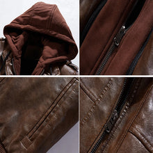 Autumn Winter Men's Warm PU Leather Jackets
