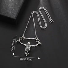 Punk Skeleton Skull Necklace