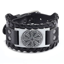 Punk Men Wide Bangle Accessory Wolf Head Charm Bracelet