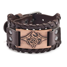 Punk Men Wide Bangle Accessory Wolf Head Charm Bracelet