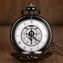 Retro Full Metal Alchemist Edward Elric Cosplay Quartz Pocket Watch