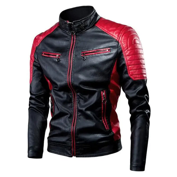 Fashionable Casual Men's Leather Jacket