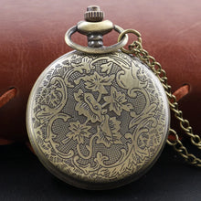 Bronze Mysterious Gemstone Doctor Strange Quartz Pocket Watch