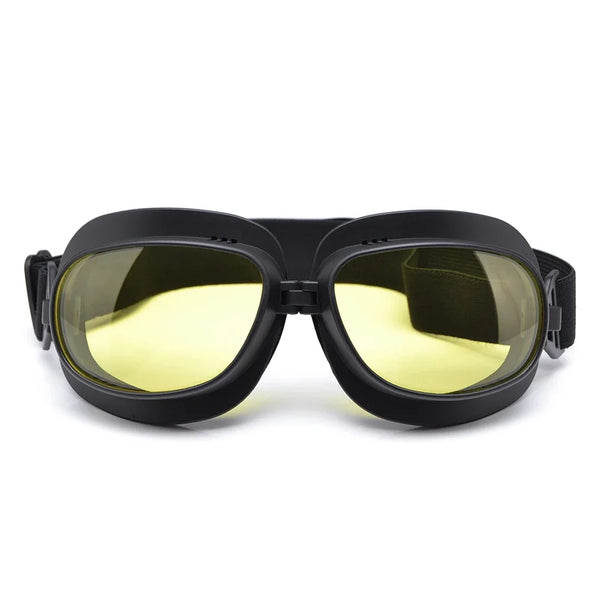 Retro Vintage Pilot Cruiser Moto Cross Gafas Goggles