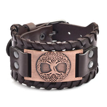Punk Men Wide Bangle Accessory Wolf Head Charm Bracelet
