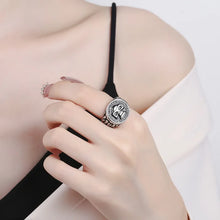 Retro Biker Skull Ring