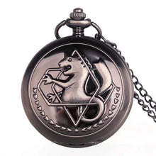 Retro Full Metal Alchemist Edward Elric Cosplay Quartz Pocket Watch