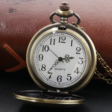 Bronze Mysterious Gemstone Doctor Strange Quartz Pocket Watch