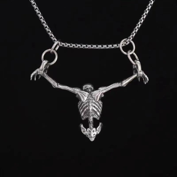 Punk Skeleton Skull Necklace