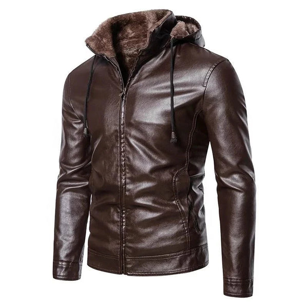 Winter Men's PU Jacket