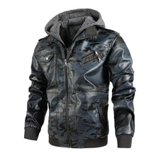 Autumn Winter Men's Warm PU Leather Jackets