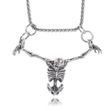Punk Skeleton Skull Necklace
