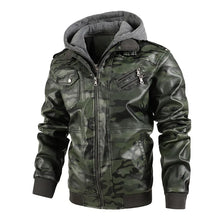 Autumn Winter Men's Warm PU Leather Jackets