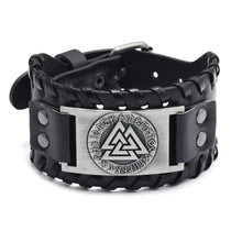 Punk Men Wide Bangle Accessory Wolf Head Charm Bracelet