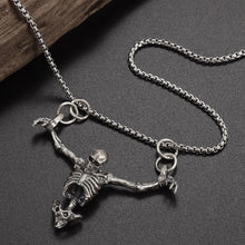 Punk Skeleton Skull Necklace