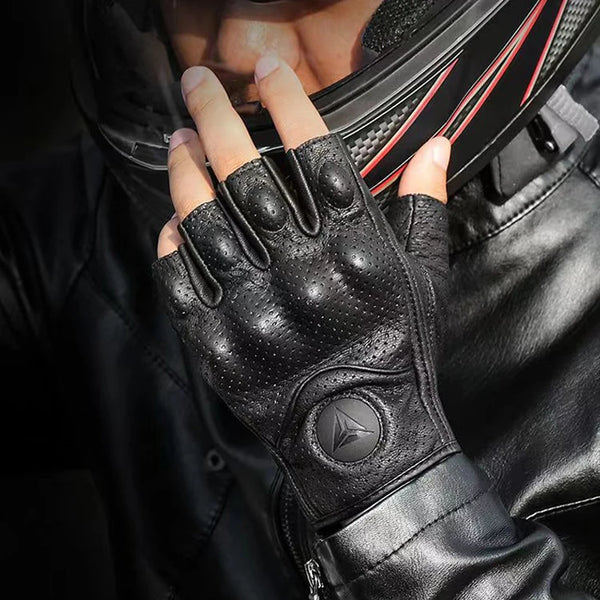 Motorcycle Fingerless Gloves