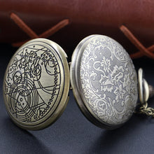 Bronze Mysterious Gemstone Doctor Strange Quartz Pocket Watch